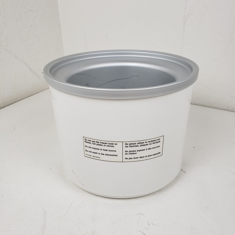 Cuisinart ICE-120 ICE-121 Replacement Freezer Bowl Ice Cream Maker Part
